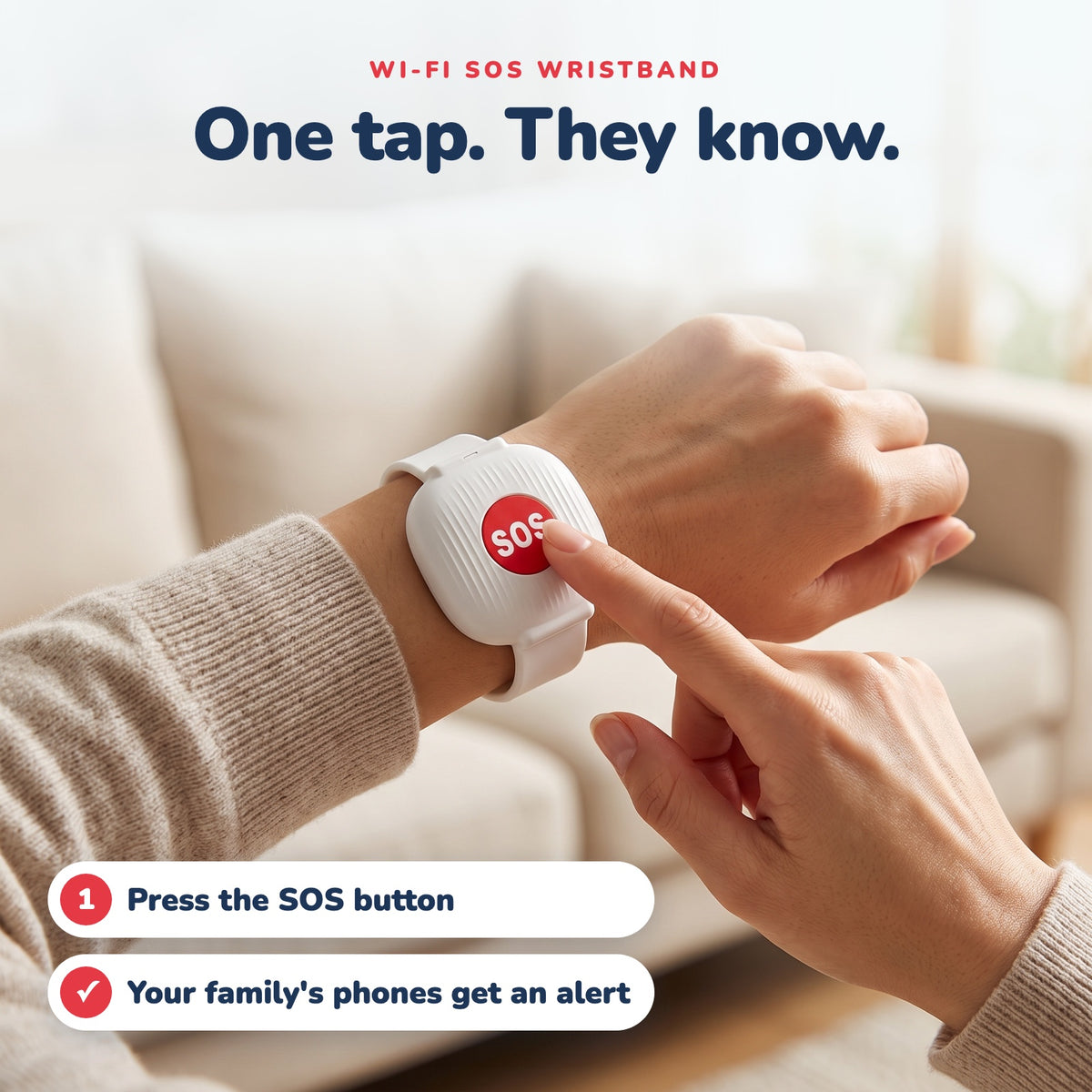 HomePal: one tap, your family gets an alert